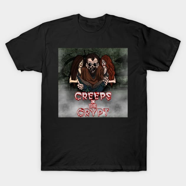 Creeps in the Crypt - Blood Splatter T-Shirt by Creeps In The Crypt